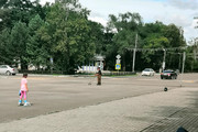 В Дальнереченске косили траву на городской площади